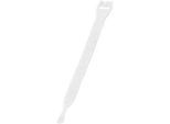Kabel-Klettverschlüsse, weiss, 10 Stück
