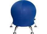 Hocker Sitness 5, mit integriertem Gymnastikball, belastbar bis 110 kg, blau