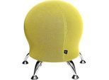 Hocker Sitness 5, mit integriertem Gymnastikball, belastbar bis 110 kg, gelb