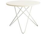 Beistelltisch Alana, H 450 mm, weiss/weiss