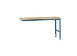 Manuflex Ansatztisch UNIVERSAL Standard, 1750 x 800 mm, Multiplex natur, brillantblau