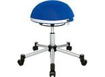 Hocker Sitness Half Ball, blau