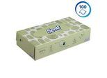 Scott® Kosmetiktücher 8837, 2-lagig, 1 Box mit 100 Tüchern, Tuchgröße ca. L 215 x B 186 mm, FSC®-Papier, weiß