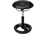 Hocker Sitness RS Bob, bewegliches Sitzen, höhenverstellbar, ergonomisch, schwarz/schwarz