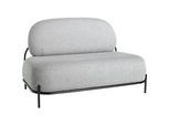 Sofa ADMIRAAL, Retro-Look, B 1245 x T 710 x H 770 mm, grau