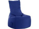 Sitzsack swing scuba®, 100% Polyester, abwaschbar, B 650 x T 900 x H 950 mm, dunkelblau