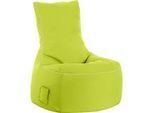 Sitzsack swing scuba®, 100% Polyester, abwaschbar, B 650 x T 900 x H 950 mm, grün