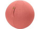 Sitzball FELT, Filzimitat 100% Polyester, waschbar, reissfest, Trageschlaufe, lachs