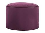 Hocker DotCom scuba®, für Sitzsack Swing, abwaschbar, Innenseite PVC-beschichtet, aubergine