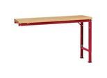Manuflex Ansatztisch UNIVERSAL Spezial, 1500 x 800 mm, Multiplex natur, rubinrot