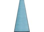 Schmutzfangmatte miltex Eazycare Style, eckig, antistatisch, UV-beständig, waschbar, High-Twist-Nylon & Niltrilgummi, 850 x 3000 mm, pastellblau