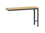 Manuflex Ansatztisch UNIVERSAL Spezial, 1500 x 800 mm, Multiplex natur, anthrazit