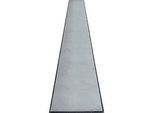 Schmutzfangmatte miltex Eazycare Style, eckig, antistatisch, UV-beständig, waschbar, High-Twist-Nylon & Niltrilgummi, 850 x 3000 mm, verkehrsgrau