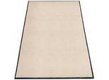 Schmutzfangmatte miltex Eazycare Style, eckig, antistatisch, UV-beständig, waschbar, High-Twist-Nylon & Niltrilgummi, 1200 x 2000 mm, hellelfenbein