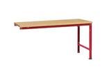 Manuflex Ansatztisch UNIVERSAL Spezial, Tischplatte Multiplex, 1750x1000, rubinrot