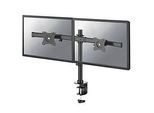 Dual-Monitorarm NewStar FPMA-DCB100DBLACK, bis 27“, neig-/dreh-/schwenkbar, höhenverstellbar