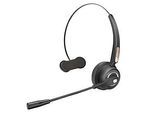 Bluetooth-Headset MediaRange MROS305, monaural, Lautstärkeregler, Mikrofon mit Rauschunterdrückung, Reichweite bis zu 10 m, bis zu 12 h, schwarz