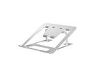 Laptop Ständer NewStar NSLS085SILVER, für Laptops 10-17″ & bis 5 kg, 6-stufig manuell höhenverstellbar, zusammenklappbar, silber