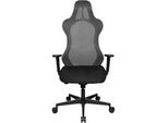 Topstar Bürostuhl Sitness RS Sport Uni, mit Armlehnen, 3D-Synchronmechanik, Muldensitz, Kopfstütze, dunkelgrau/schwarz