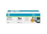 Sparpaket 2 x HP LaserJet CE436AD (Nr. 36A) Toner schwarz, original