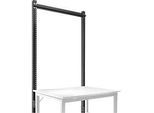 Aufbauportal, Grundtisch STANDARD Arbeitstisch-/Werkbanksystem UNIVERSAL/PROFI, 1250 mm, anthrazit
