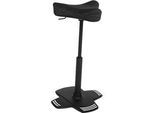 Stehhilfe Topstar Sitness Falcon, beweglich zu allen Seiten, sitzhöhenverstellbar, schwarz