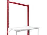 Aufbauportal, Grundtisch SPEZIAL Arbeitstisch-/Werkbanksystem UNIVERSAL/PROFI, 1500 mm, rubinrot