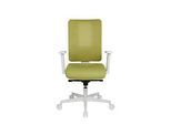 Topstar Bürostuhl Sitness Life 50, mit Armlehnen, 3D-Synchronmechanik, Muldensitz, Netzrücken, senfgrün/weiss