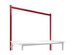 Aufbauportal, Grundtisch SPEZIAL Arbeitstisch-/Werkbanksystem UNIVERSAL/PROFI, 2000 mm, rubinrot