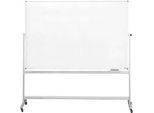 magnetoplan® Whiteboard, mobil, emailliert, H 1200 x B 2200 mm