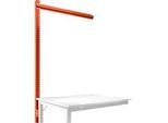 Aufbauportal f. Ansatztisch STANDARD Arbeitstisch-/Werkbanksystem UNIVERSAL/PROFI, 1250 mm, rotorange