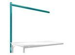 Aufbauportal f. Ansatztisch STANDARD Arbeitstisch-/Werkbanksystem UNIVERSAL/PROFI, 1750 mm, wasserblau