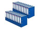 herlitz Ordner maX.file protect, DIN A4, Rückenbreite 80 mm, 20 Stück, blau