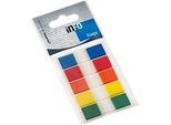 INFO Flags Haftnotizen, 12,5 mm x 43 mm, 5 x 36 Blatt, farblich sortiert