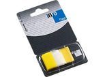 INFO Flags Haftnotizen, 25 mm x 43 mm, 50 Blatt, gelb transparent