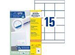 Avery Zweckform Universal-Etiketten 3669-200, ultragrip, 3000 + 300 Stück