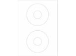 Schäfer Shop Select Universal-Etiketten, 117 mm rund, Permanentkleber, 200 Stück