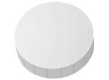 MAUL Solidmagnete, ø 38 x 15,5 mm, 10 Stück, weiss