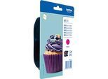 Brother Tintenpatrone LC-123M, magenta, original
