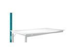 Aufbauportal, niedrig, Ansatztisch STANDARD Arbeitstisch/Werkbank UNIVERSAL/PROFI, wasserblau