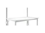 Aufbauportal, niedrig, Grundtisch STANDARD Arbeitstisch/Werkbank UNIVERSAL/PROFI, lichtgrau
