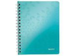 LEITZ Notizbuch WOW 4639, DIN A5, liniert, eisblau