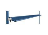 Manuflex Neigbare Ablagekonsole, für Reihe Universal oder Profi, Nutztiefe 345 mm, für Tischbreite 2000 mm, brillantblau