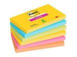 Post-it® Haftnotizen Super sticky, Rio de Janeiro Collection, 127 x 76 mm, 90 Blatt, 6 Blöcke