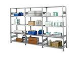 SSI Schäfer Archivregal, Grundfeld, 5 Böden, B 750 x T 600 mm, lackiert