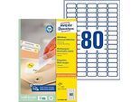 Avery Zweckform Universal-Etiketten, 8000 Etiketten, 35,6 x 16,9 mm