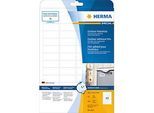 Herma wetterfeste Etiketten Nr. 9531 aus Polyesterfolie, 480 Etiketten, 10 Bogen