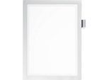 DURAFRAME® Informationsrahmen NOTE A4, magnetische Vorderseite, silber-metallic
