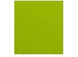 Design-Trennwand, Stoffbespannung, B 1600 mm, grün