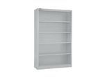 Schäfer Shop Select Stahlregal MS iCONOMY, 5 Ordnerhöhen, B 1200 x T 400 x H 1935 mm, weissaluminium RAL 9006